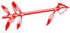 Red Spear Cut Image